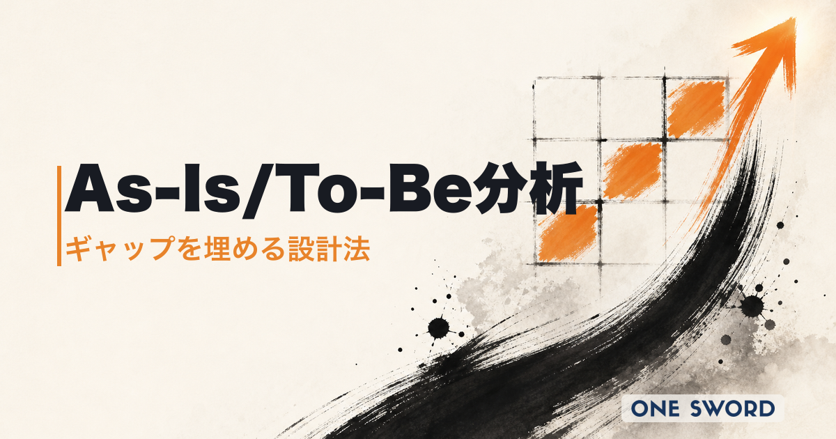 As-Is/To-Be分析とは？「理想論で終わる」を防ぐやり方｜記入テンプレート付き