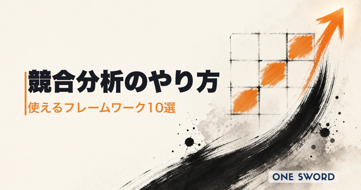 競合分析のやり方とフレームワーク10選｜300社支援の現場が教える実践ガイド【2026年AI活用版】