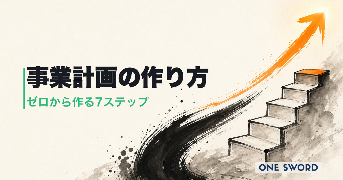 事業計画の作り方｜初心者でもゼロから作れる7ステップと失敗しないコツを徹底解説