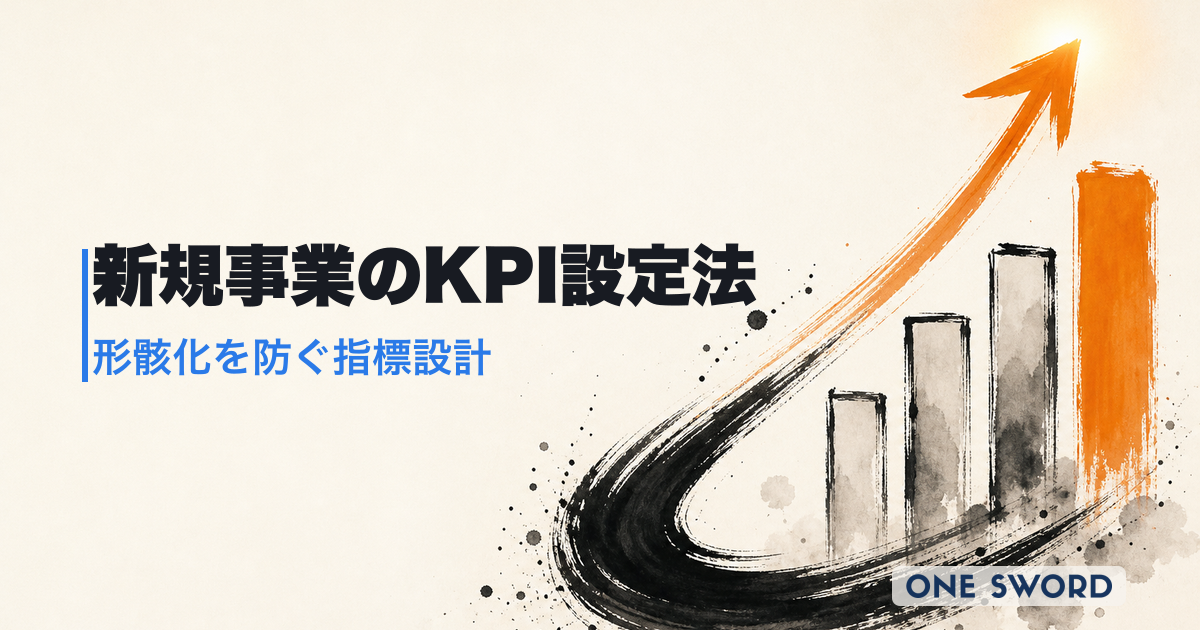 新規事業のKPI設定方法｜フェーズ別指標設計と「KPIが形骸化する3つの構造的原因」