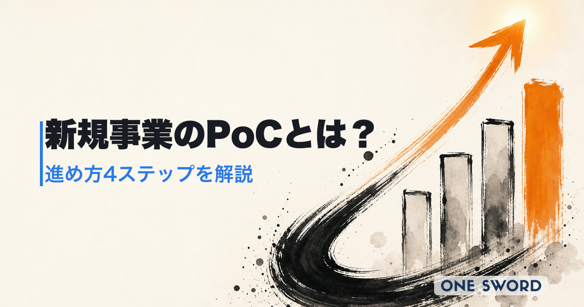 新規事業のPoC（概念実証）とは？進め方4ステップと失敗しないための実践ガイド【2026年版】