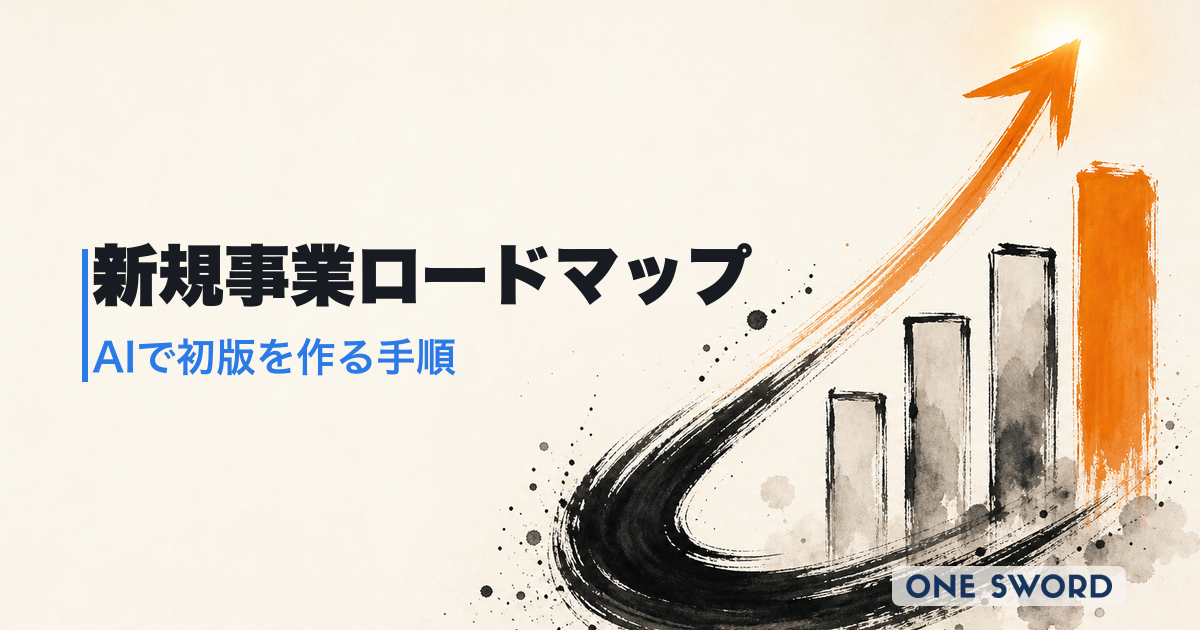 新規事業ロードマップの作り方｜AI初版完成手順とNotionテンプレート付き