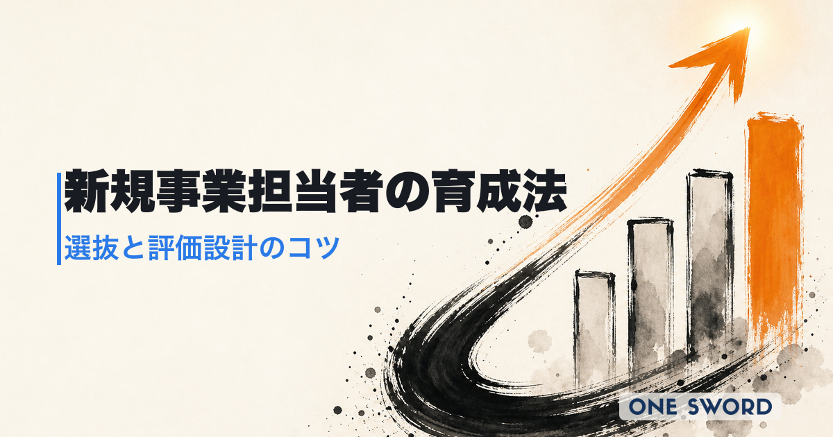 新規事業担当者の育成方法｜コスト別・期間別ロードマップと選抜・評価設計